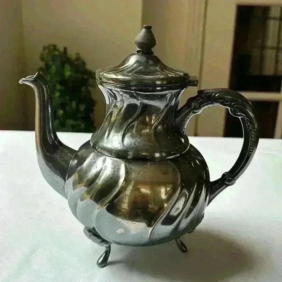 Vintage Gefion Coffee/Tea Pot Silverplate/Silver Plate - Picture 11 of 11